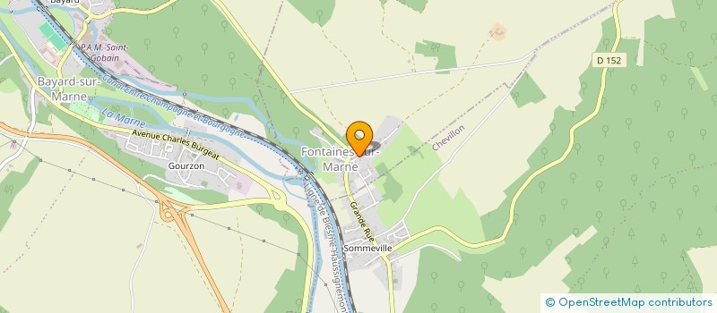 localisation de l'entreprise EURL ALBAN CABARTIER BOIS à FONTAINES-SUR-MARNE
