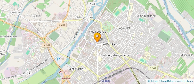 localisation de l'entreprise EURL ALCINA à COGNAC