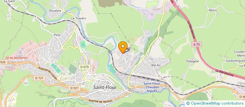 localisation de l'entreprise EURL ALDEGUER à SAINT-FLOUR