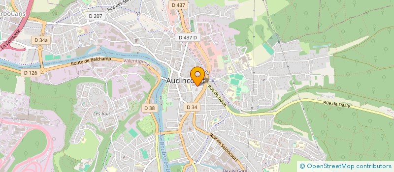 localisation de l'entreprise EURL ALESS  AUDINCOURT