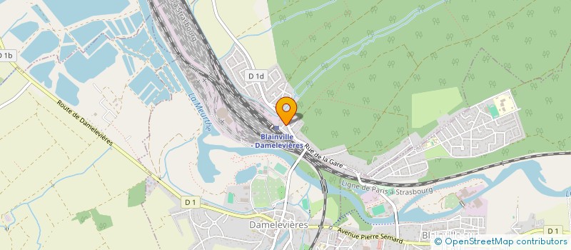 localisation de l'entreprise EURL ALEX RENOVATION  DAMELEVIERES