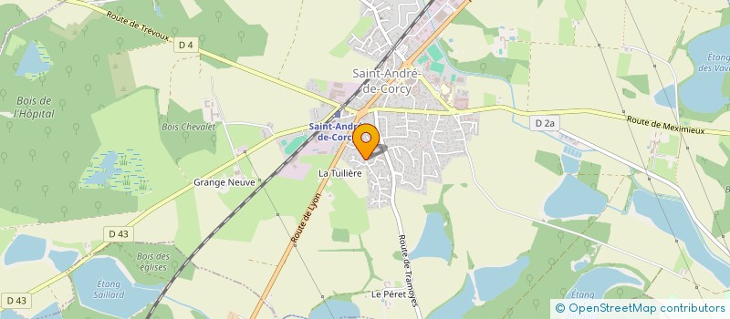 localisation de l'entreprise EURL ALEXANDER  SAINT-ANDRE-DE-CORCY