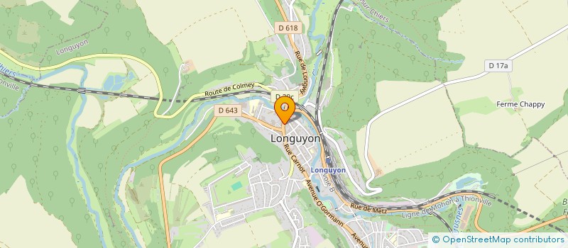 localisation de l'entreprise EURL ALEXANDRA GERNHARD  LONGUYON