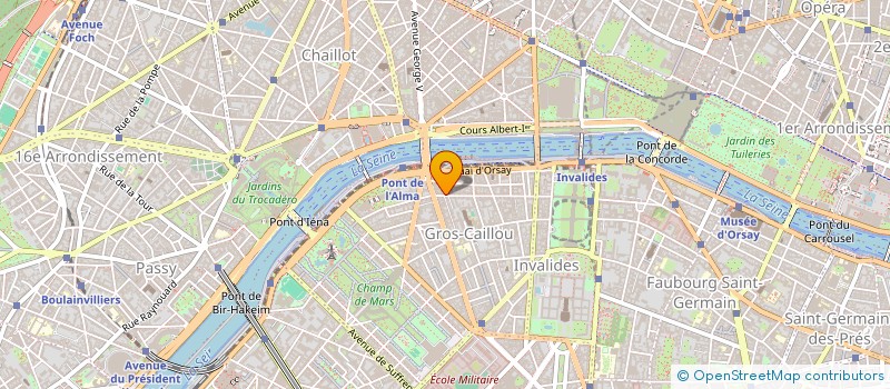 localisation de l'entreprise EURL ALEXANDRE M-S  PARIS