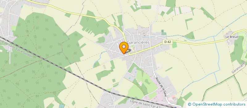 localisation de l'entreprise EURL ALEXIA COIFFURE  GARANCIERES