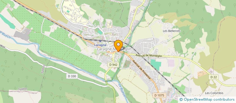 localisation de l'entreprise EURL ALEXIA ESTHETIQUE à LARAGNE-MONTEGLIN
