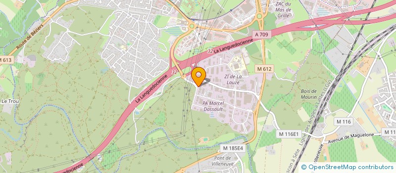 localisation de l'entreprise EURL ALEXIR TRAITEUR DES GARRIGUES  SAINT-JEAN-DE-VEDAS