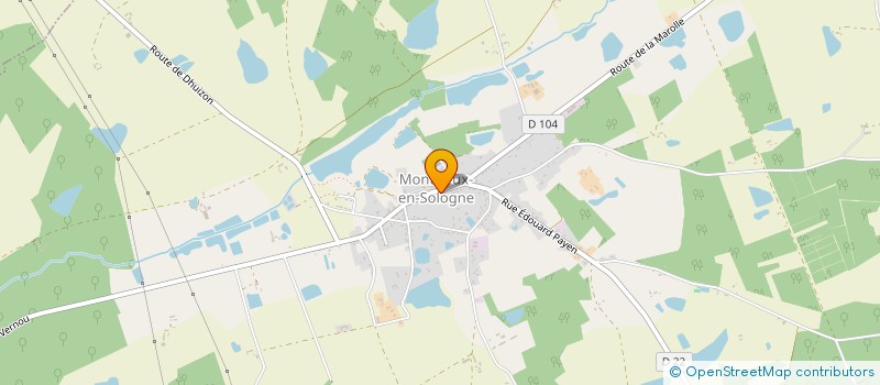 localisation de l'entreprise EURL ALFRED  MONTRIEUX-EN-SOLOGNE