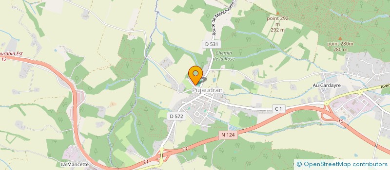 localisation de l'entreprise EURL ALFRED CALMELS  RODEZ