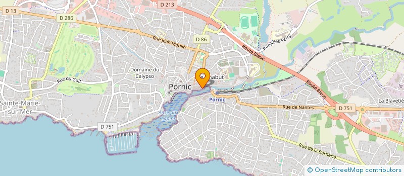 localisation de l'entreprise EURL ALG L' AMPHITRITE à PORNIC