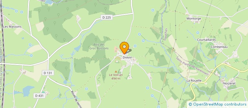 localisation de l'entreprise EURL ALGIVIA EUROPE  ST PIERRE DE VARENNES