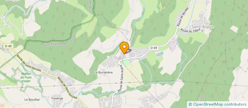 localisation de l'entreprise EURL ALICE TRANSPORT  SAINT-AUPRE