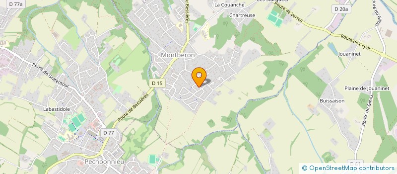 localisation de l'entreprise EURL ALIEOFE à MONTBERON