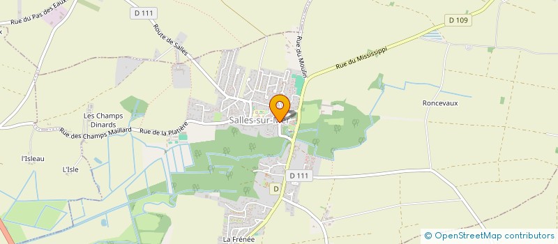 localisation de l'entreprise EURL ALIM'SERVICES  SALLES-SUR-MER