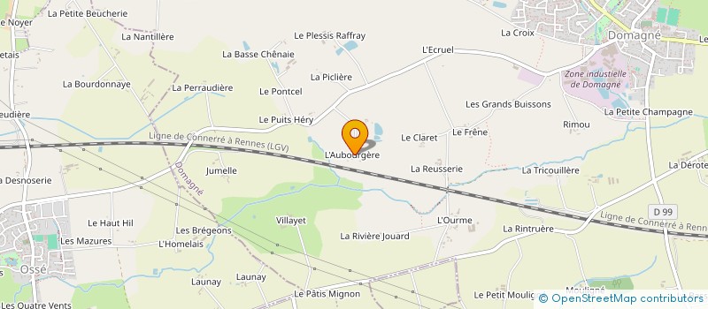 localisation de l'entreprise EURL ALIX  DOMAGNE