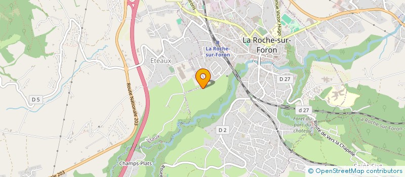 localisation de l'entreprise EURL ALIX DUPANLOUP à LA ROCHE-SUR-FORON