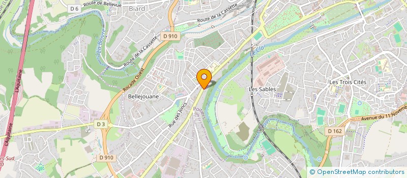 localisation de l'entreprise EURL ALLAL CONSEILS à POITIERS