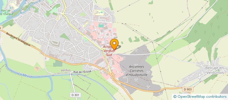 localisation de l'entreprise EURL ALLIANCE à VERDUN