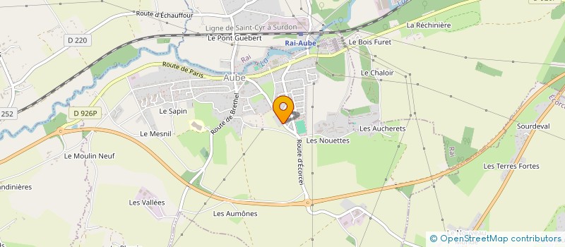 localisation de l'entreprise EURL ALLIANCE PRO à AUBE