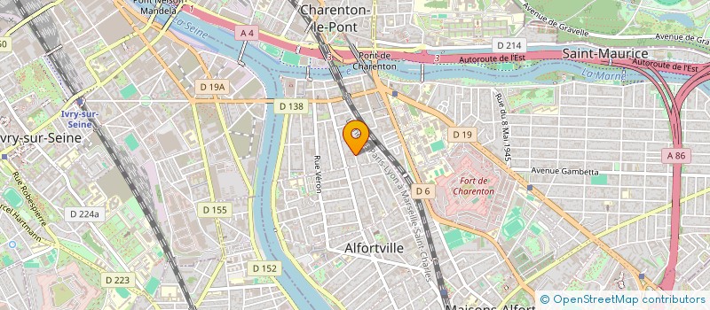 localisation de l'entreprise EURL ALLIANCE SECURITE à ALFORTVILLE