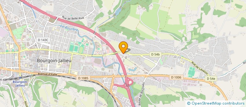 localisation de l'entreprise EURL ALLIDEALE  ROCHETOIRIN