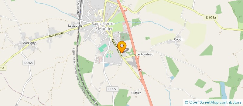 localisation de l'entreprise EURL ALLUCHON  SAINT-PIERRE-LE-MOUTIER