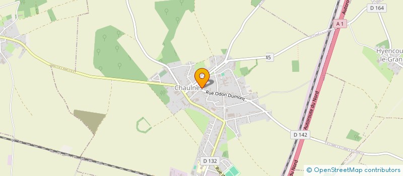 localisation de l'entreprise EURL ALM  CHAULNES