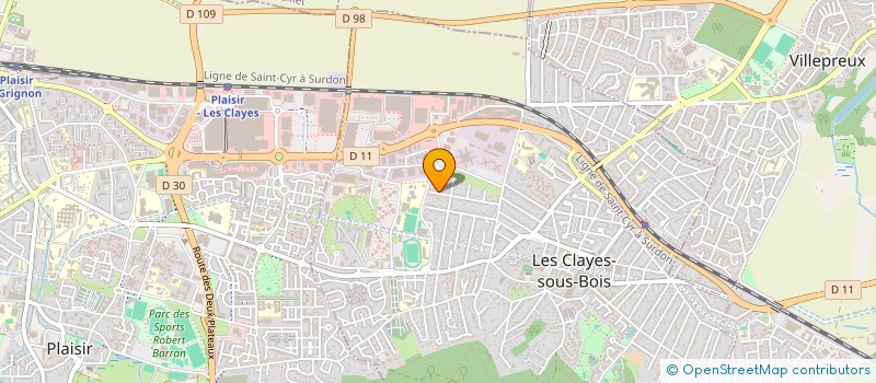 localisation de l'entreprise EURL ALMEIDA FRUTUOSO MANUEL  BOIS-D'ARCY