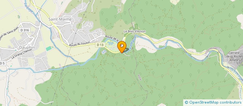 localisation de l'entreprise EURL ALPES MENUISERIE LAMY  SAINT-MAIME