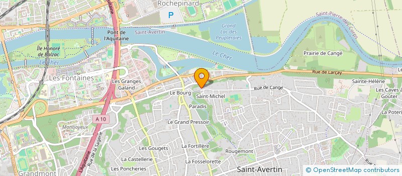 localisation de l'entreprise EURL ALPHA NETT  CHAMBRAY-LES-TOURS