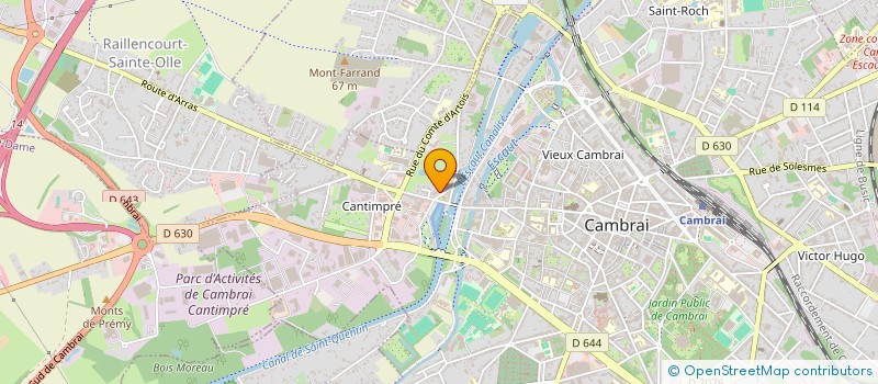 localisation de l'entreprise EURL ALTIS à CAMBRAI