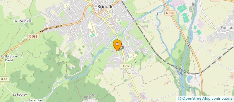 localisation de l'entreprise EURL ALUISI TRAITEMENT à BRIOUDE
