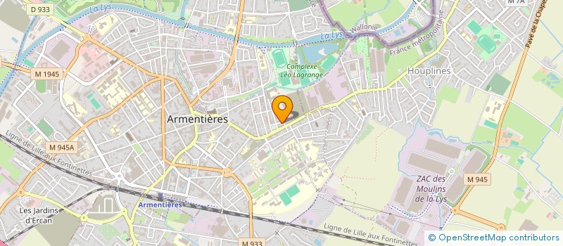 localisation de l'entreprise EURL ALYS EXPRESS à ARMENTIERES