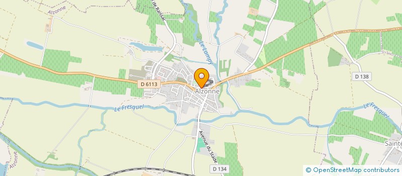 localisation de l'entreprise EURL ALZONNE ELECTRICITE à ALZONNE