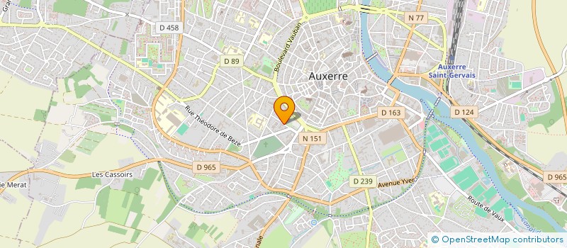 localisation de l'entreprise EURL AM NUTRITION à AUXERRE
