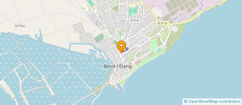 localisation de l'entreprise EURL AMALGAME à BERRE-L'ETANG