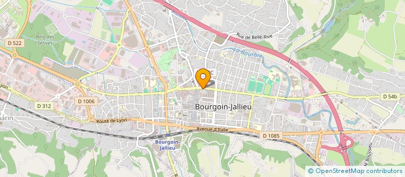 localisation de l'entreprise EURL AMARANTE à BOURGOIN-JALLIEU