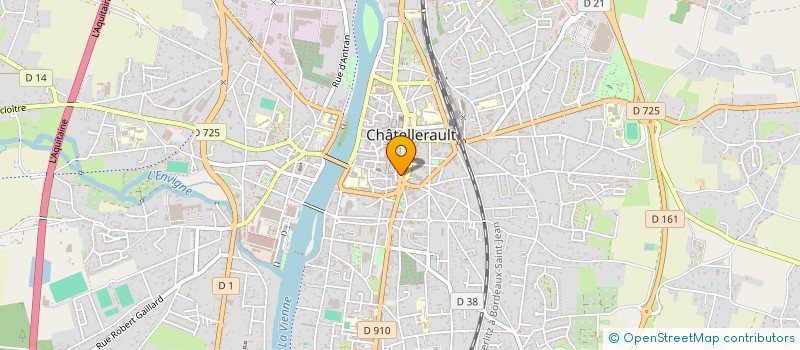localisation de l'entreprise EURL AMARO à CHATELLERAULT