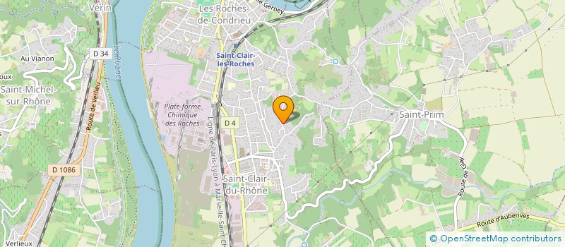 localisation de l'entreprise EURL AMBITIOUS à SAINT-CLAIR-DU-RHONE