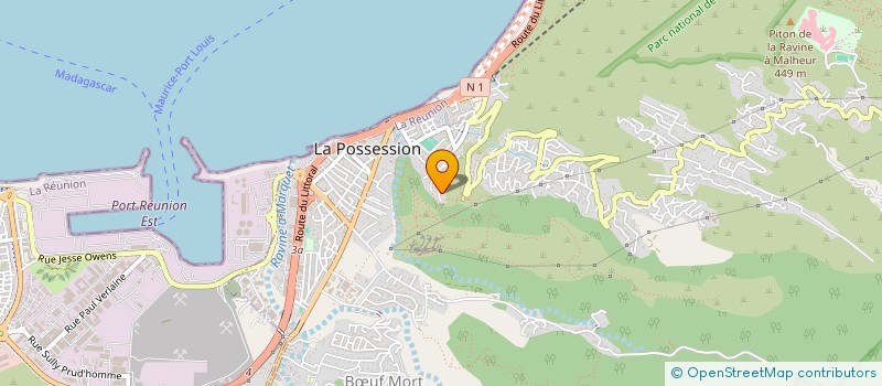 localisation de l'entreprise EURL AMBRAELLE à LA POSSESSION