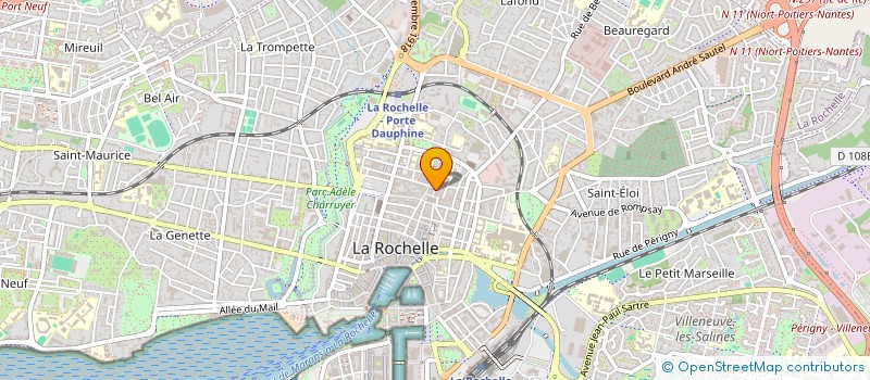 localisation de l'entreprise EURL AMBRE à LA ROCHELLE