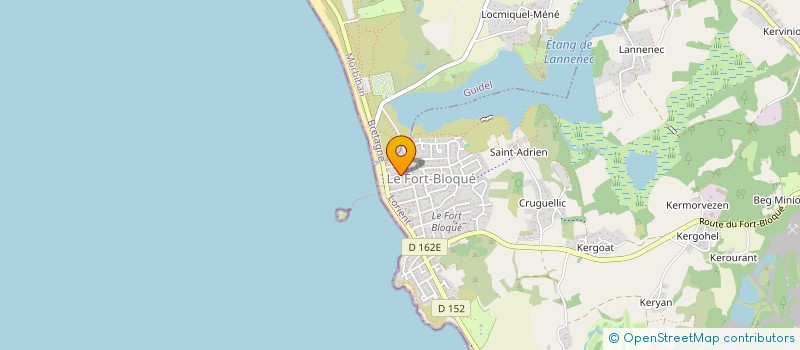 localisation de l'entreprise EURL AMBULANCES PATRICK  PLOEMEUR