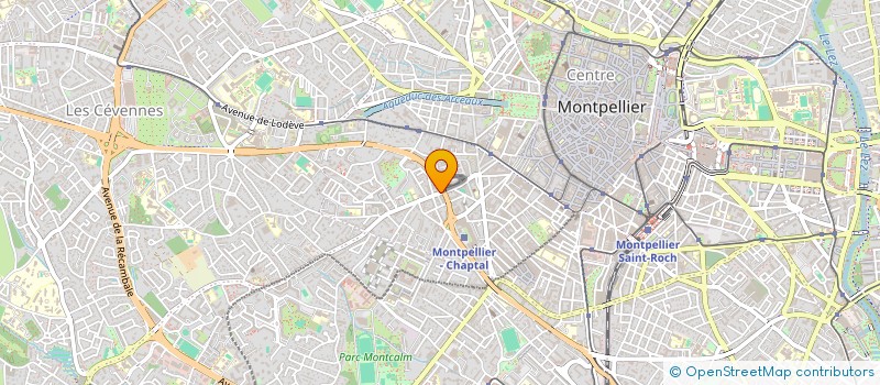 localisation de l'entreprise EURL AMEL 34 à MONTPELLIER