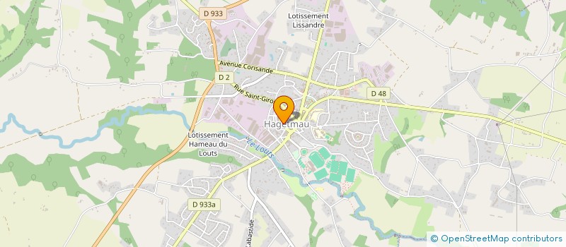 localisation de l'entreprise EURL AMELENE à HAGETMAU
