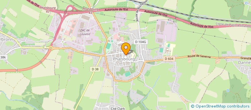 localisation de l'entreprise EURL AMI FRITZ  PHALSBOURG