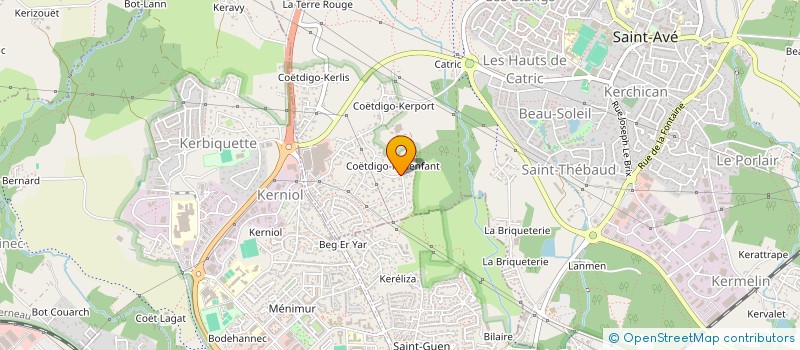 localisation de l'entreprise EURL AMIANTE DIAGNOSTIC IMMOBILIER à VANNES