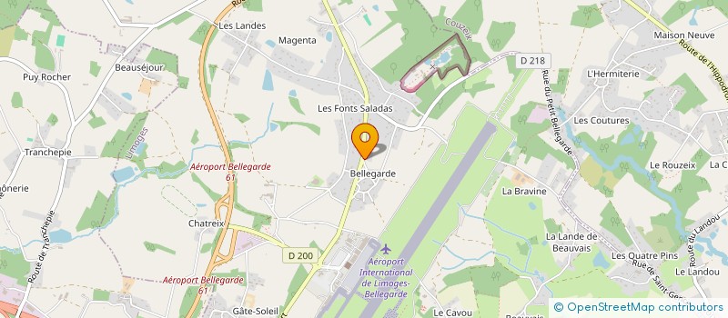 localisation de l'entreprise EURL AMIARTE à LIMOGES