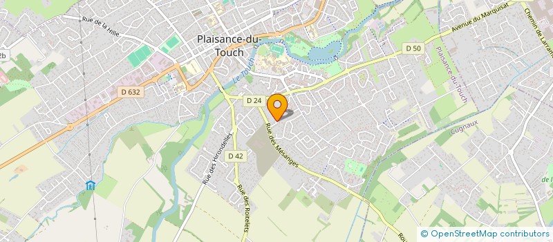 localisation de l'entreprise EURL AMICE ELECTRICITE à PLAISANCE-DU-TOUCH
