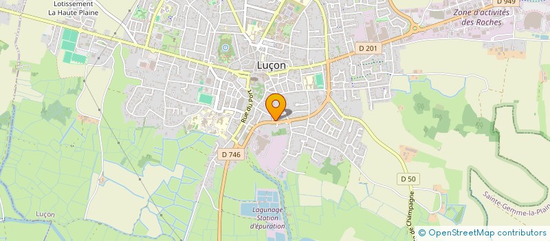 localisation de l'entreprise EURL AMIFAUNE  LUCON