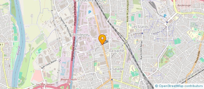 localisation de l'entreprise EURL AMIS   FINES HERBES  TOULOUSE